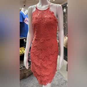 NWT Free People Rust Crochet boho dress